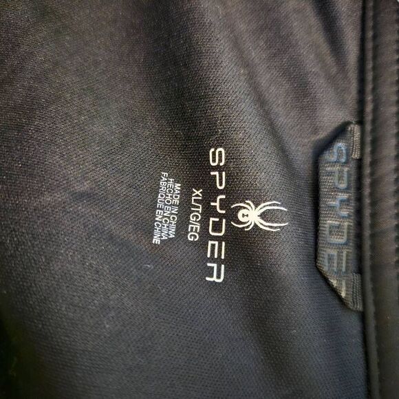 Spyder mens Transit black insulated shirt jacket. Size XL - Picture 4 of 6